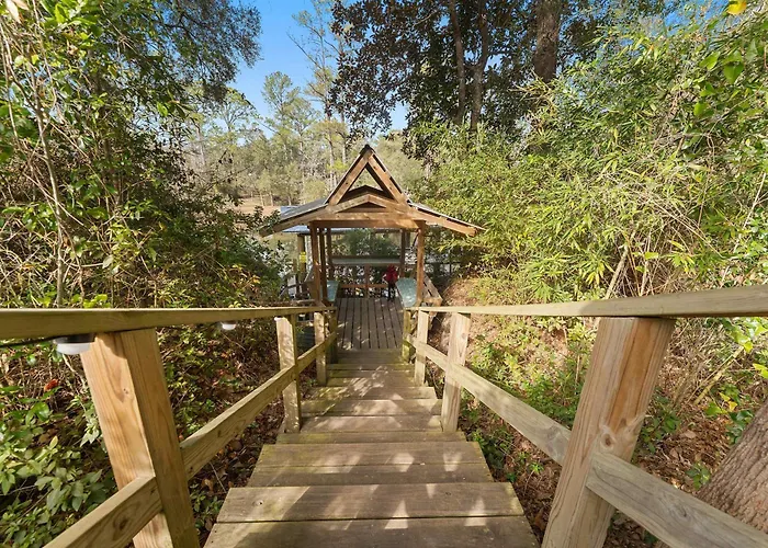 Escape On The River Private Dock Kayaks Gazebo Gulf Shores